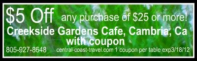 creekside gardens cafe